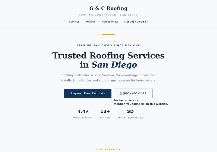 G & C Roofing